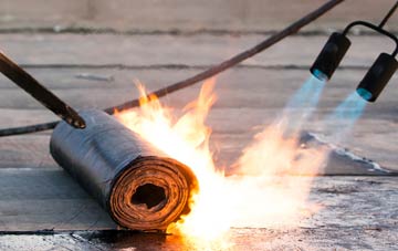 Shelf asphalt flat roofing repairs